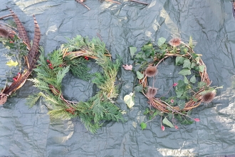 Foraged wreaths