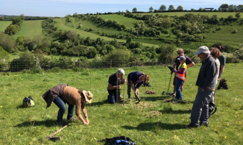 Volunteers at Coombe Bissett