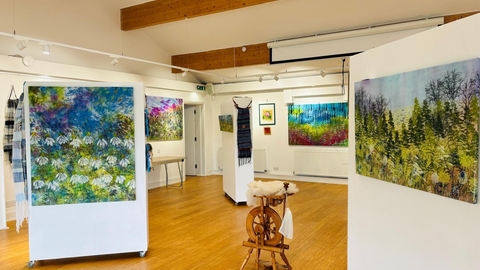 Art exhibition at Langford Lakes